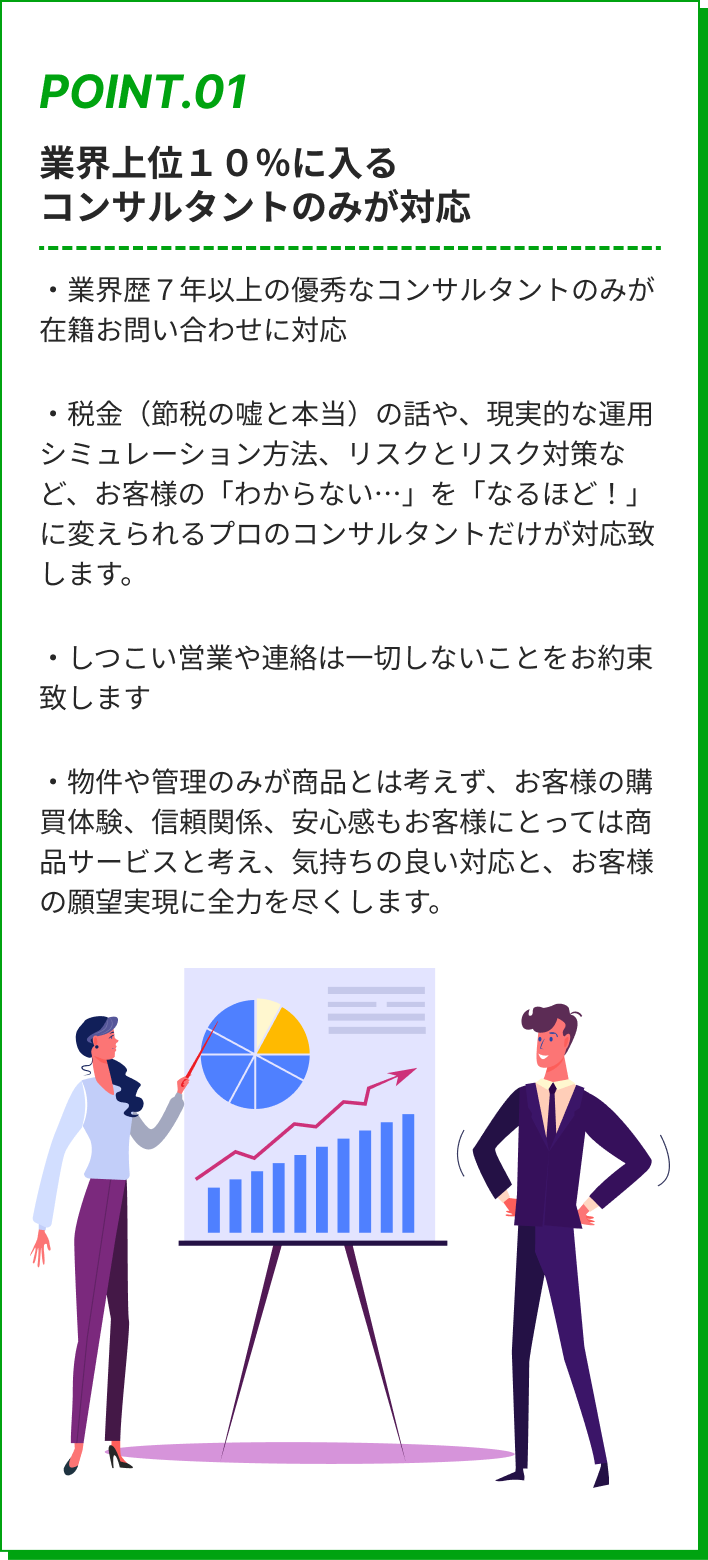 業界上位１０％に入るコンサルタントのみが対応