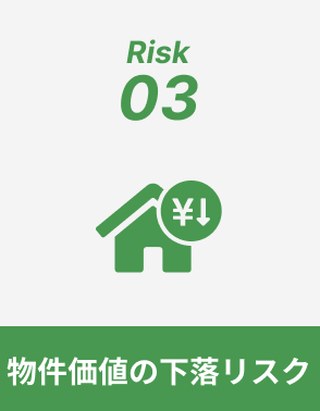 物件価値の下落リスク